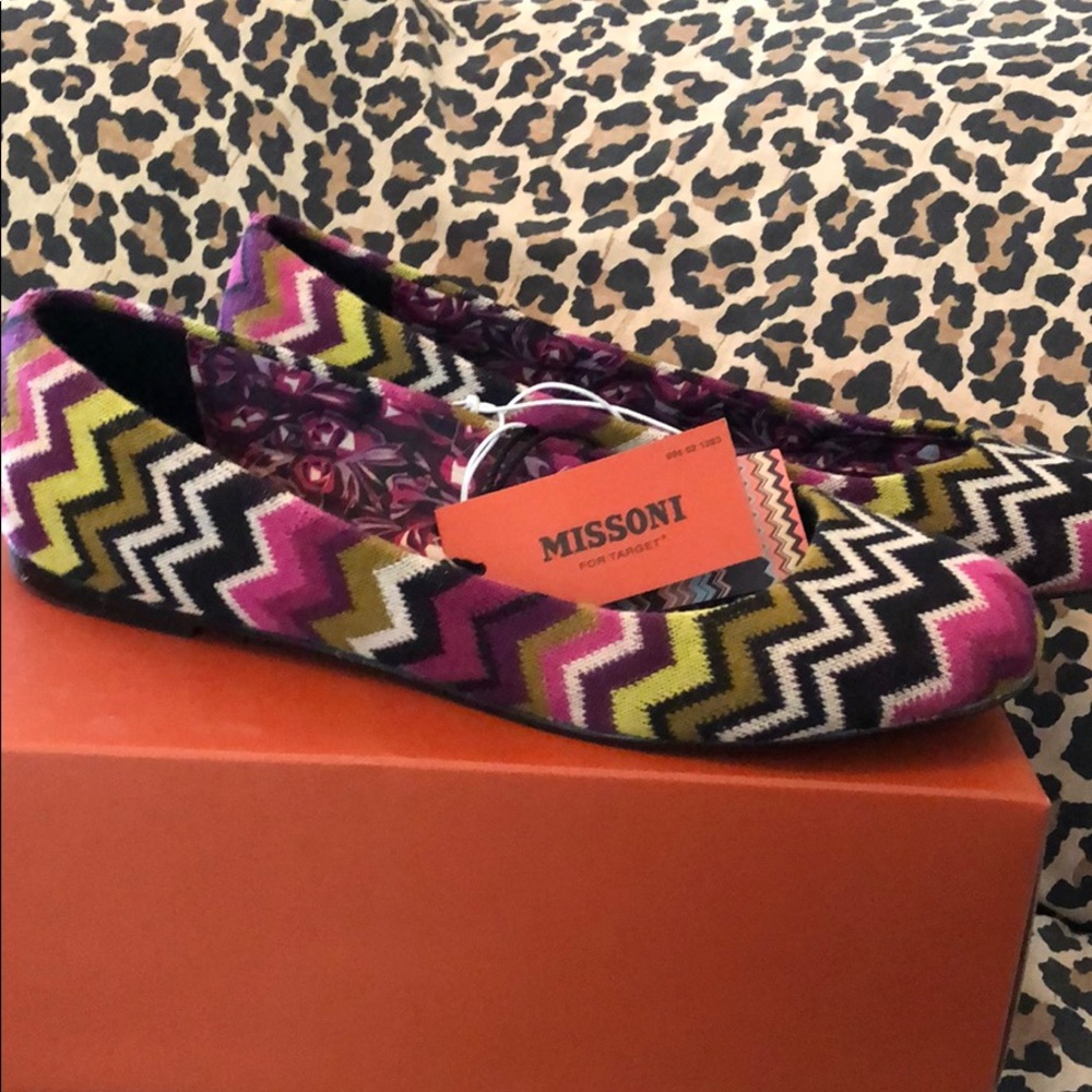 New Missoni for Target fuchsia ballet Flats 9